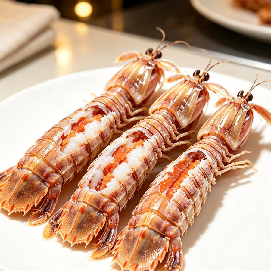 Fresh Whole Raw Mantis Shrimp