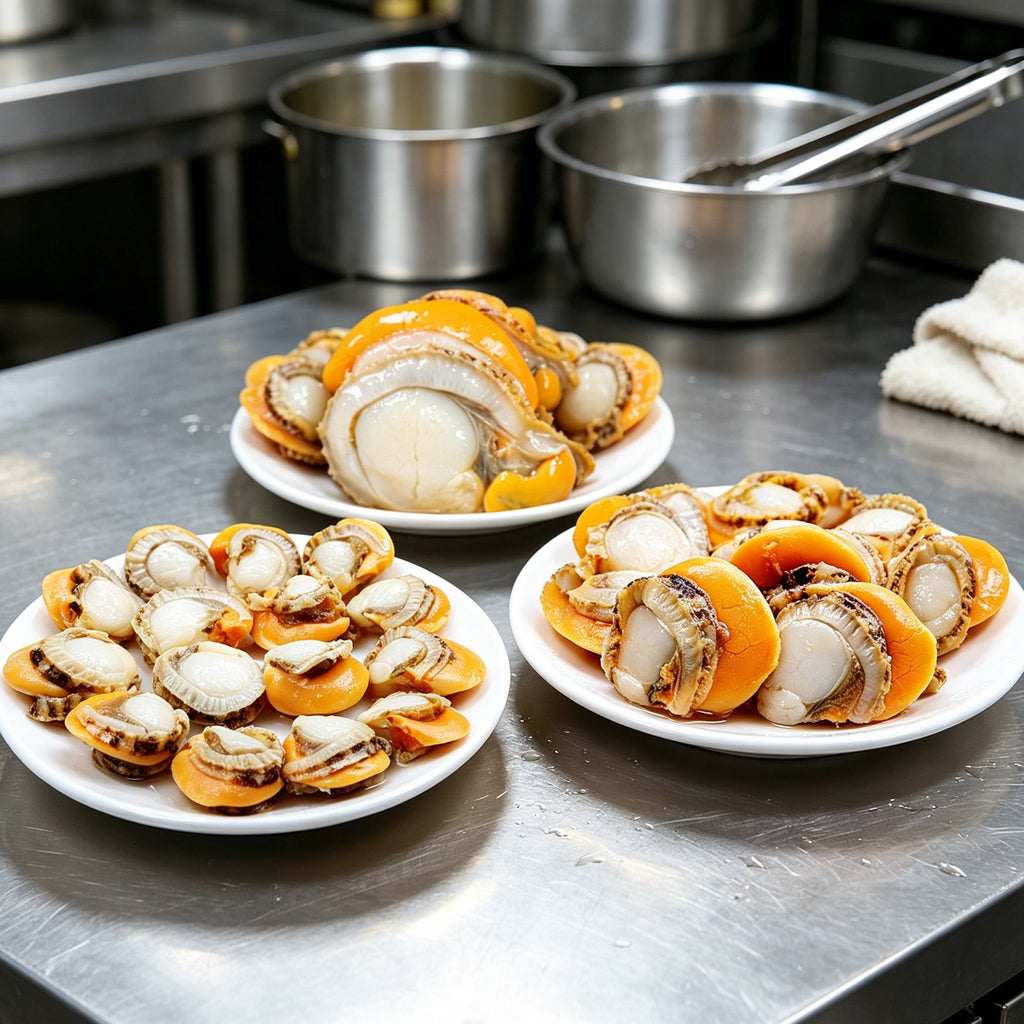 Half Shell Scallops with Roe